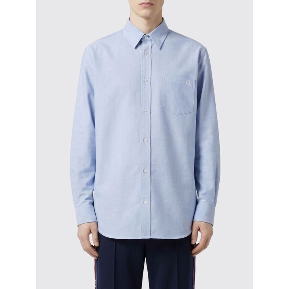 Gucci Shirt Men Blue